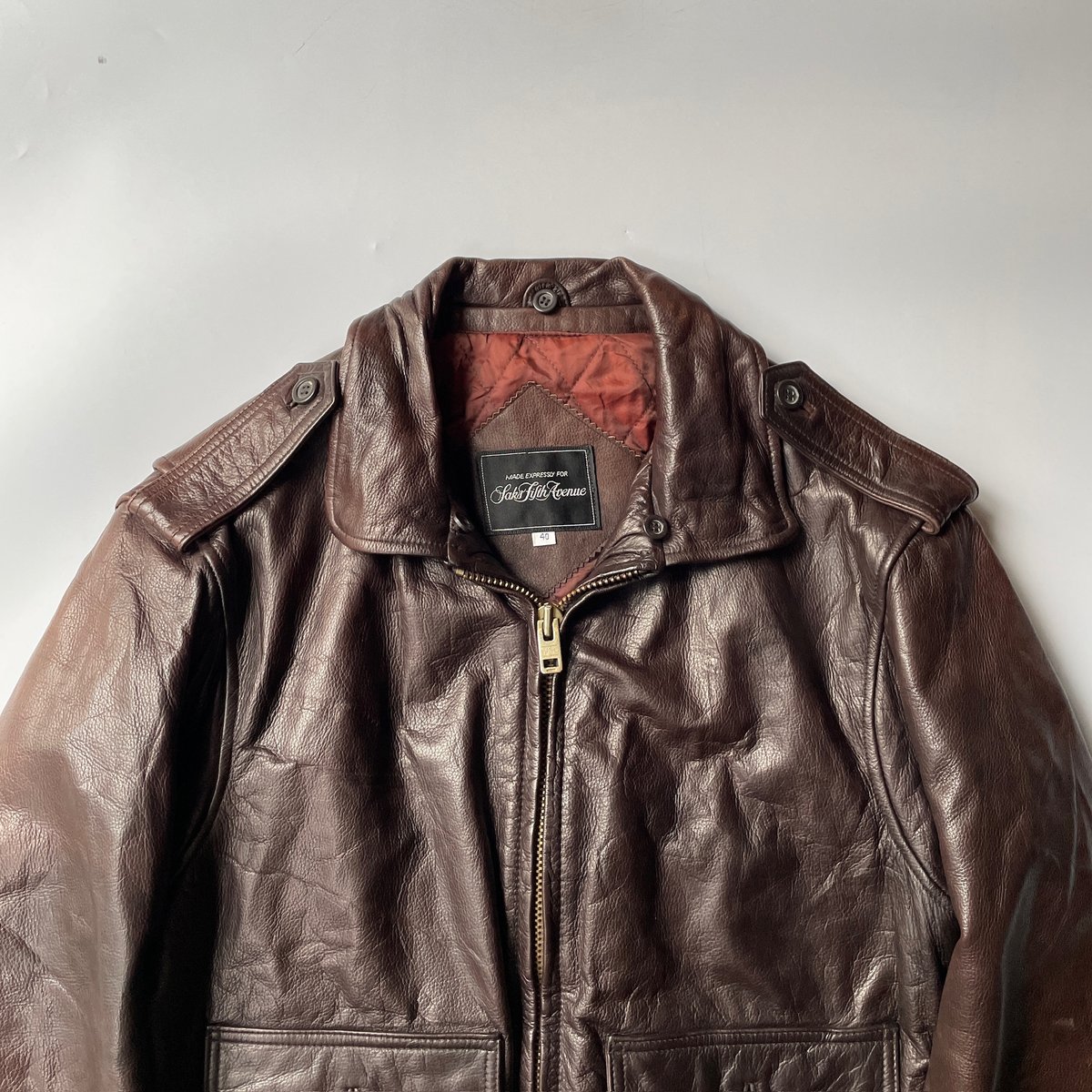 ジャケット・アウター 80s90s vintage type G-1 leather jacket 90年代 G-1 タイプ フライトジャケット レザージャケット メンズ2XL
