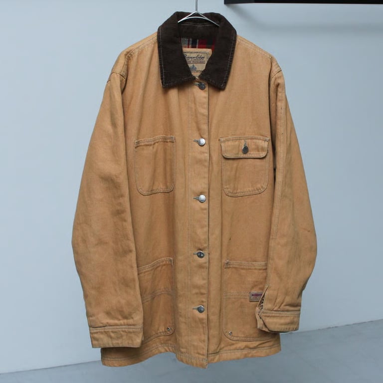 00s collar swiching design jacket