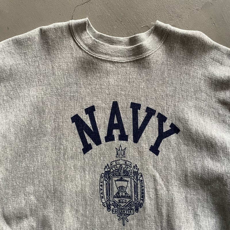 80s Champion reverseweave ″U.S.Navy″ sweat shi