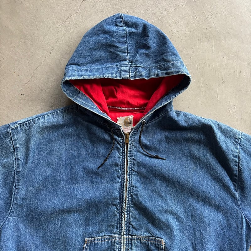 70s Carhartt denim active jacket | sui & shara 70s Carhartt denim active jacket | sui & shara