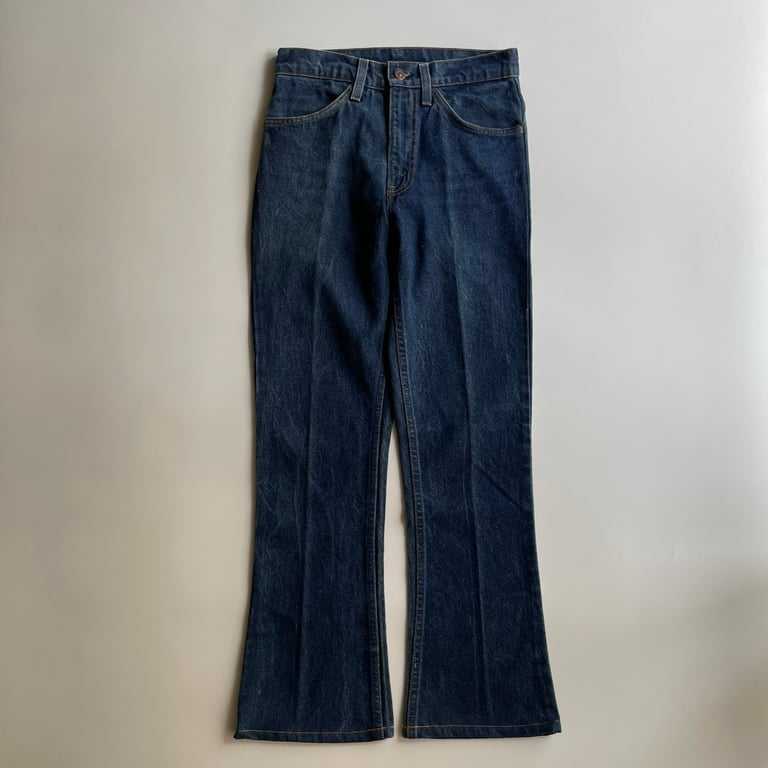 80年代 リーバイス フレアパンツ（1985 Levi’s 646 flare denim pants）