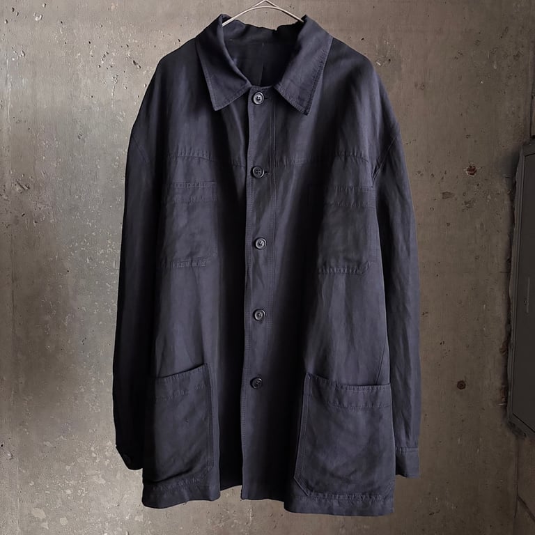 2000年代 ゲス ワークジャケット（00’s~ Guess linen iridescent coverall｜ゲス）