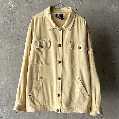 スリーフェイス　トラッカージャケット　ホワイト　CSF スリーフェイス トラッカージャケット ホワイト CSF スリー