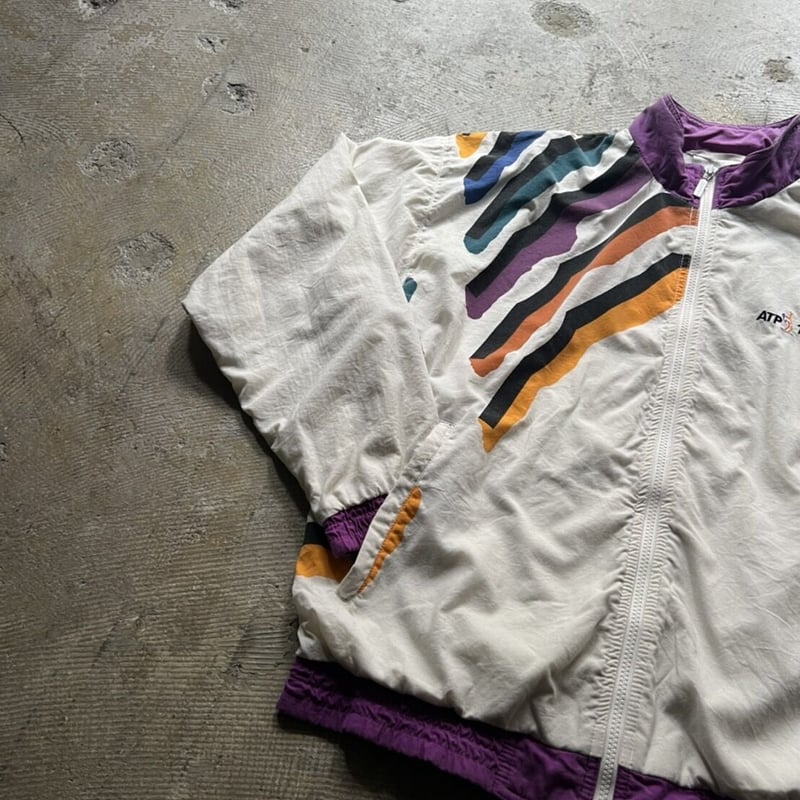 美品 80s adidas ATP track jacket ターコイズ 80s adidas ATPトラックジャケット ジャージ ターコイズブルー