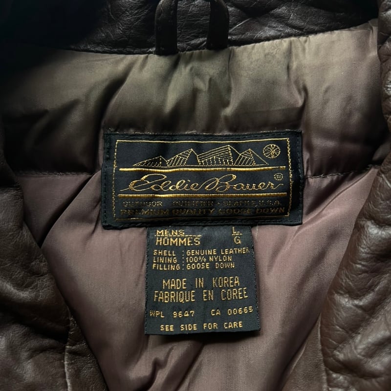 80s Eddie Bauer leather down vest | sui & shara 80s Eddie Bauer leather down vest | sui & shara