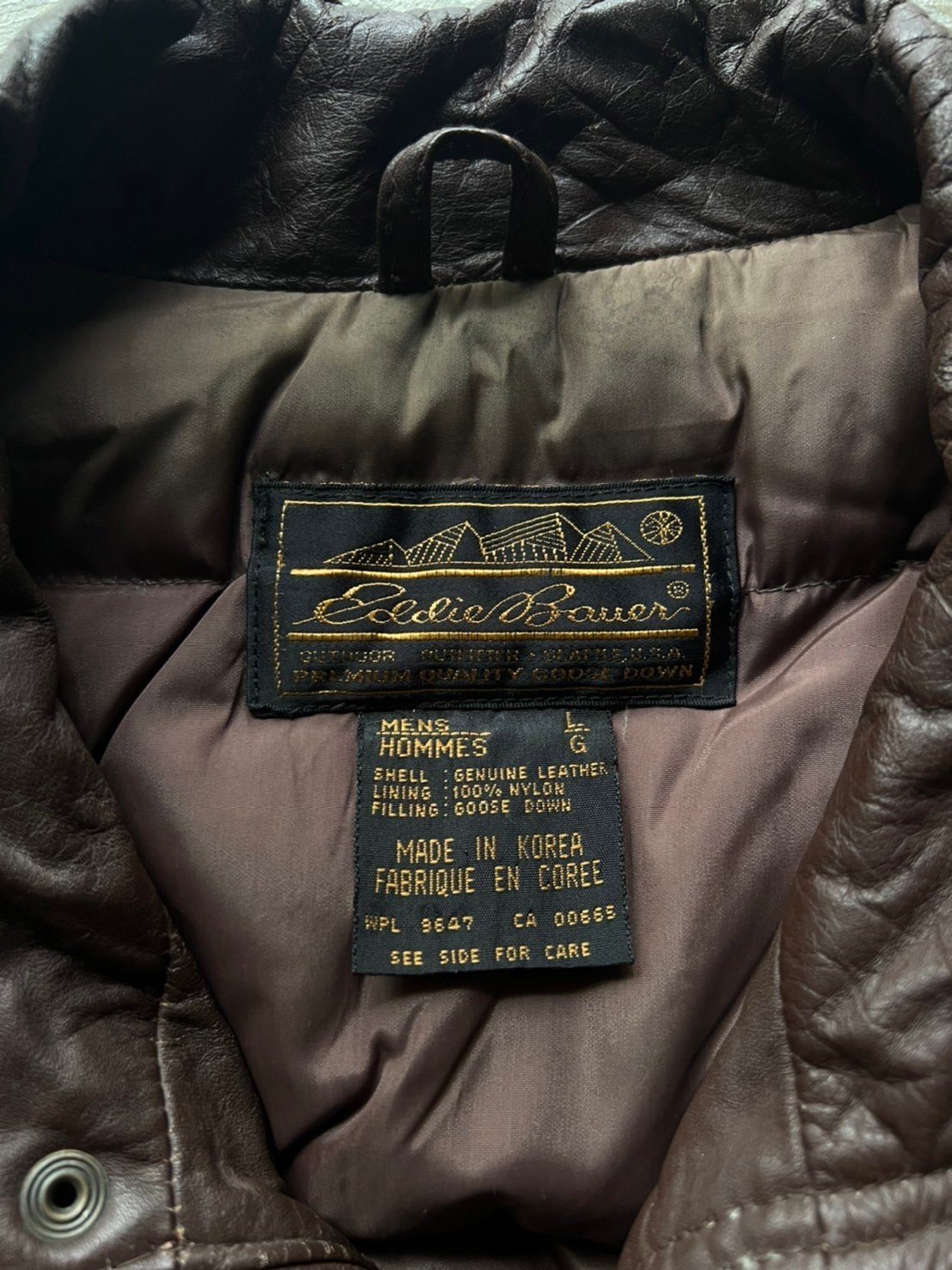 80s Eddie Bauer leather down vest | sui & shara 80s Eddie Bauer leather down vest | sui & shara