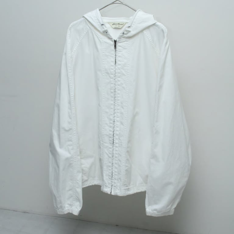 90s~ Eddie bauer cotton zip up hooded jacket｜エディーバウアー