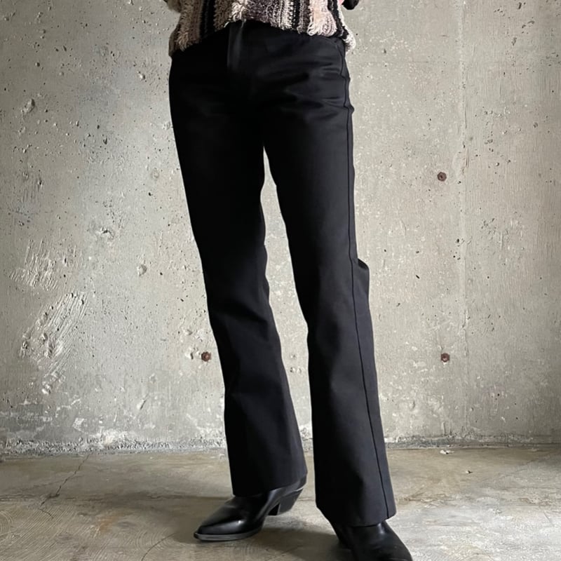 状態良 黒 90s Levi's スラックス ポリパン スタプレ 90's LEVI'S ACTION SLACKS Slacks Black W37 90年代 リーバイス