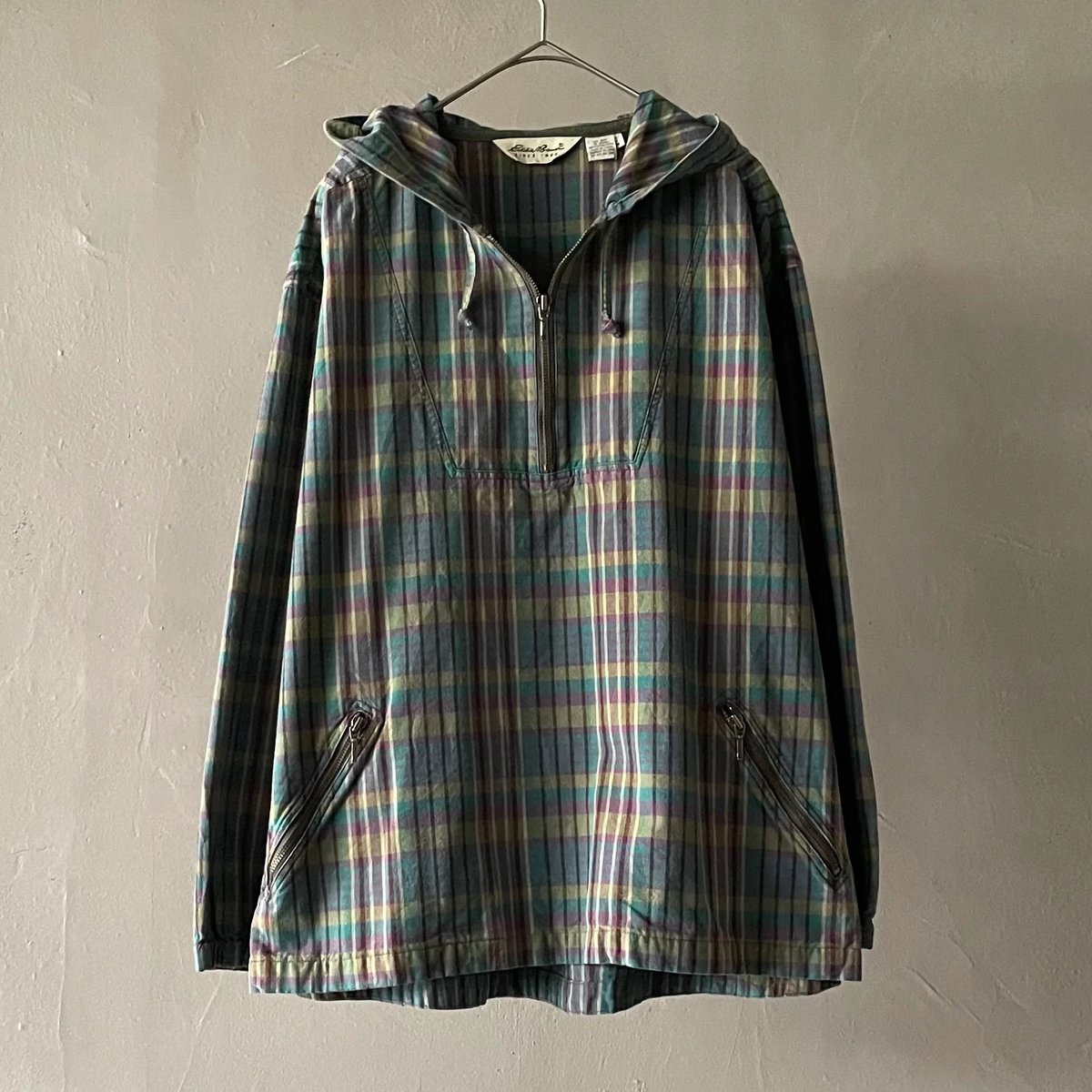 トップス Eddie Bauer Madras Plaid Anorak Jacket 90s〜Eddie Bauer plaid cotton anorak | sui & shara