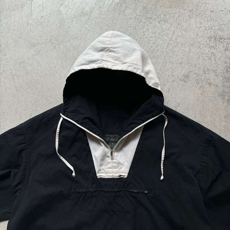 90s J.crew two-tone cotton anorak hoodie | sui 90s J.crew two-tone cotton anorak hoodie | sui