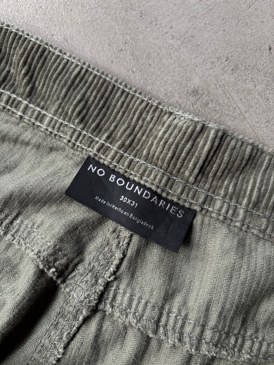 No boundaries double knee painter corduroy pant