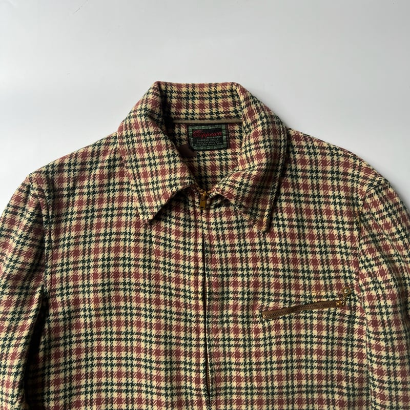 60s Puritan チェック柄　ジップスウィングトップジャケット 60s Puritan チェック柄 ジップスウィングトップジャケット 60s