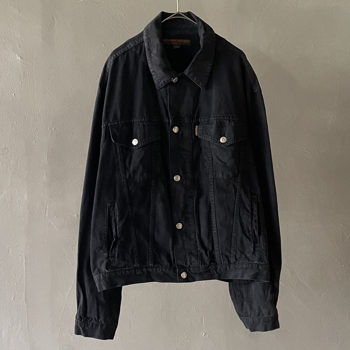 90sKATHRINE HAMNETT 6pocket denim jacket