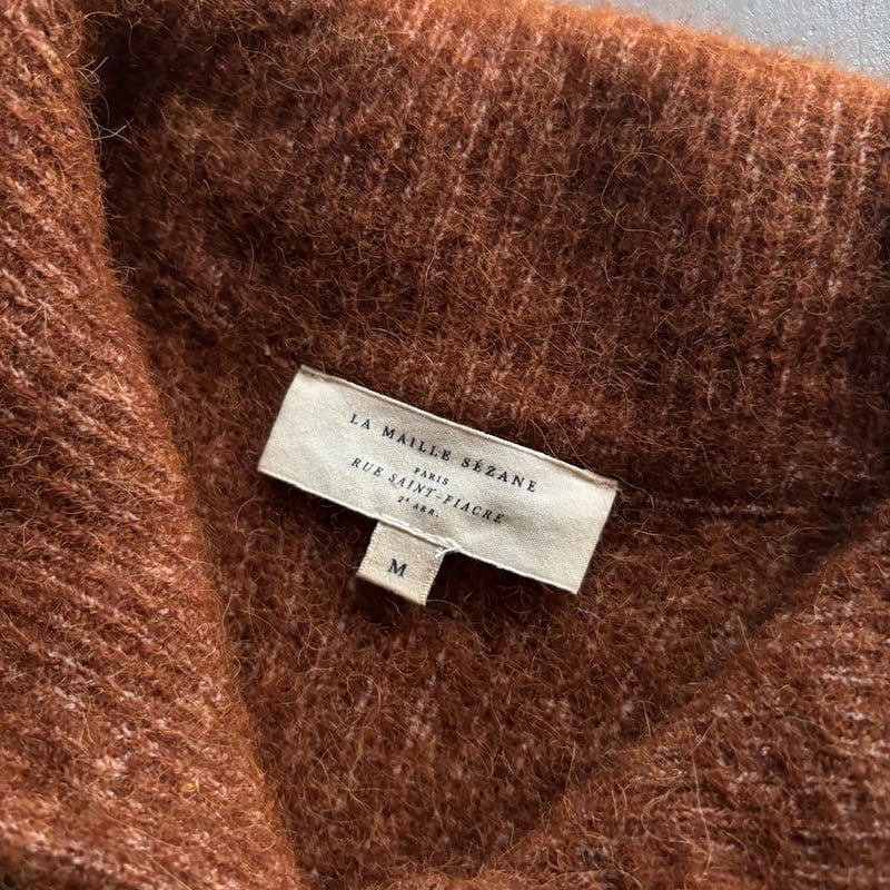 【季節はずれ特価】仏SEZANE 花柄ラメ入りセーター36 Flaminette Shirt - Sézane x Baziszt - Ecru with Botanical