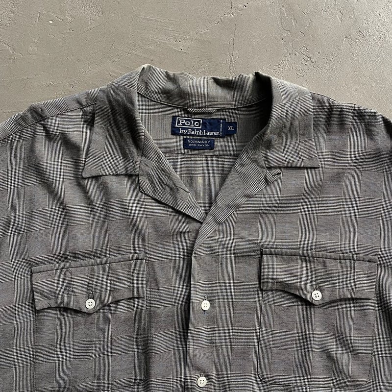 レア 80s-90s “polo by ralph lauren グレンチェック 90s イタリア製 ポロ ラルフローレン グレンチェック 3つボタン