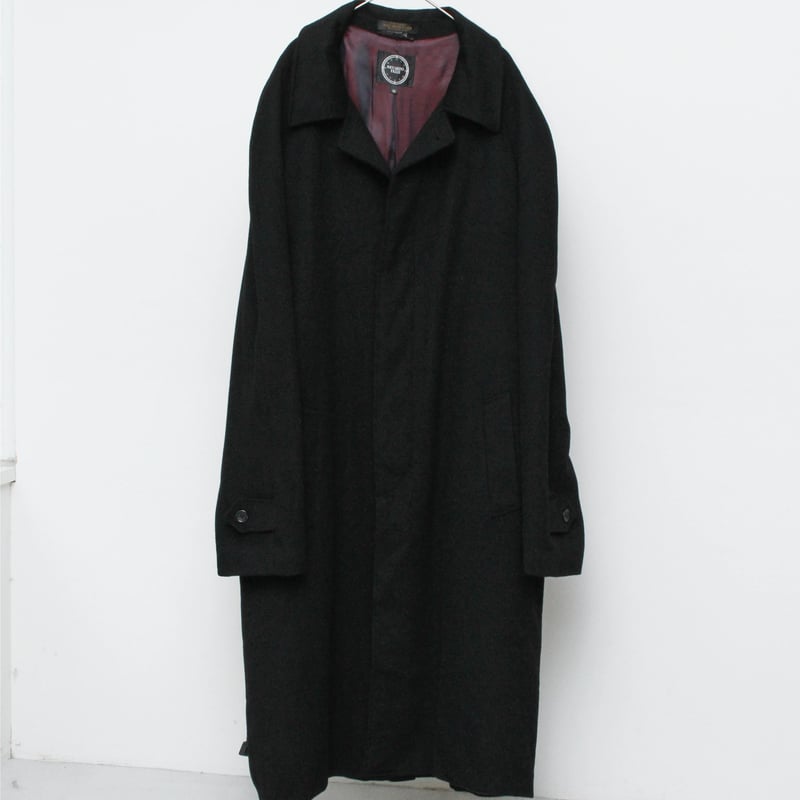 90s Wool/cashmere balmacaan coat made in italy