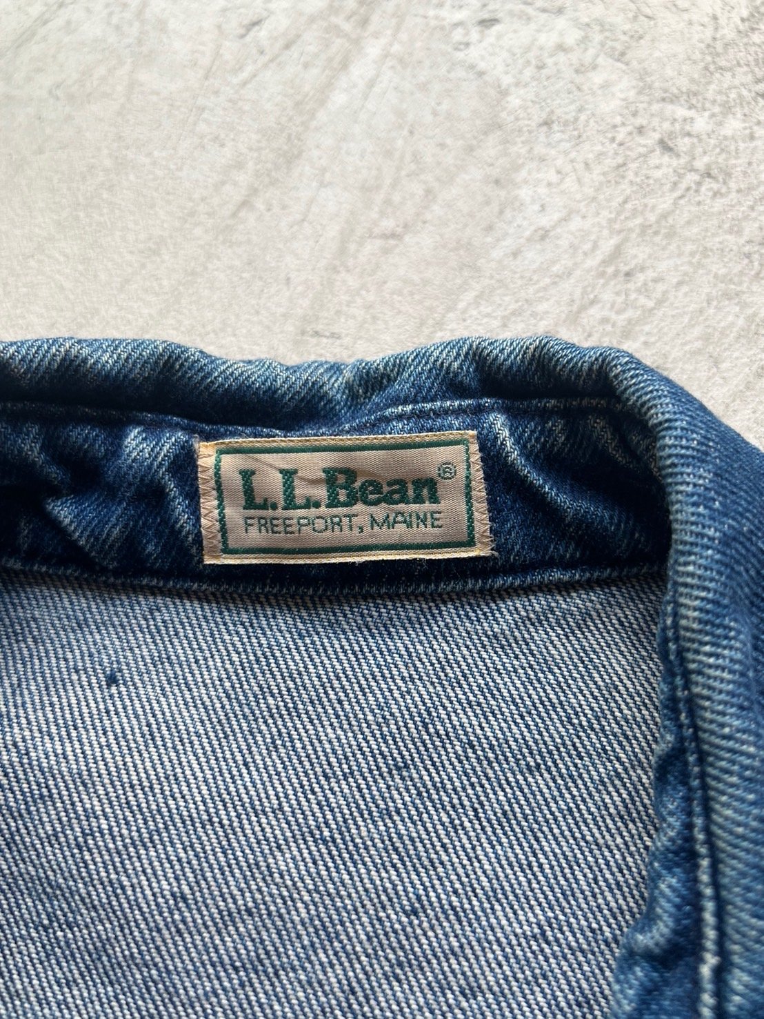80s L.L.Bean denim swing top | sui & shara