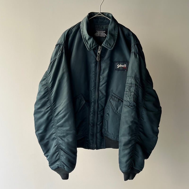 ジャケット・アウター 90's schott CWU-R flight jacket Rare Schott 90s Vintage Reissue CWU-R Flight Jacket XXL