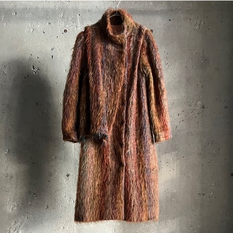 激レア　70s80s mohair ロングコート　モヘアコート 激レア 70s80s mohair ロングコート モヘアコート 楽天市場