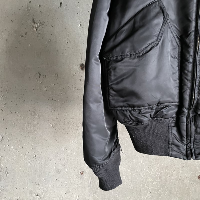 ALPHA　アルファ　CWU−45　ブラック CWU 45-P Flight Jacket - Alpha