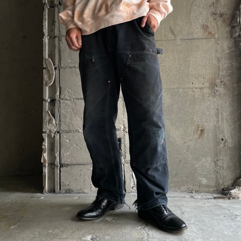 90's Carhartt boro&fade double knee work pants