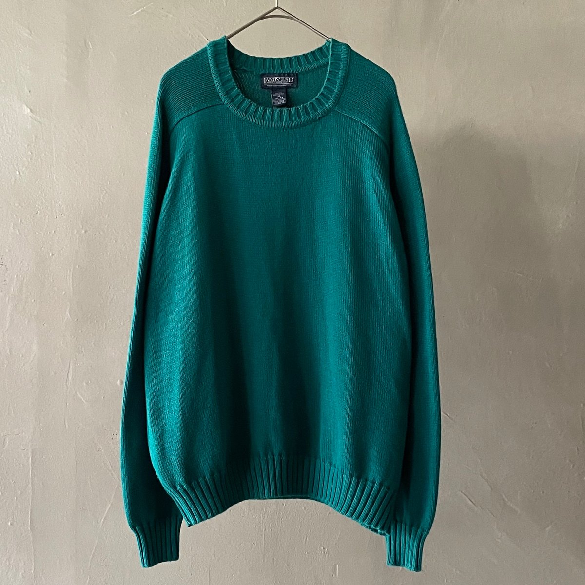 90s Lands'end cotton drifter sweater | sui & s