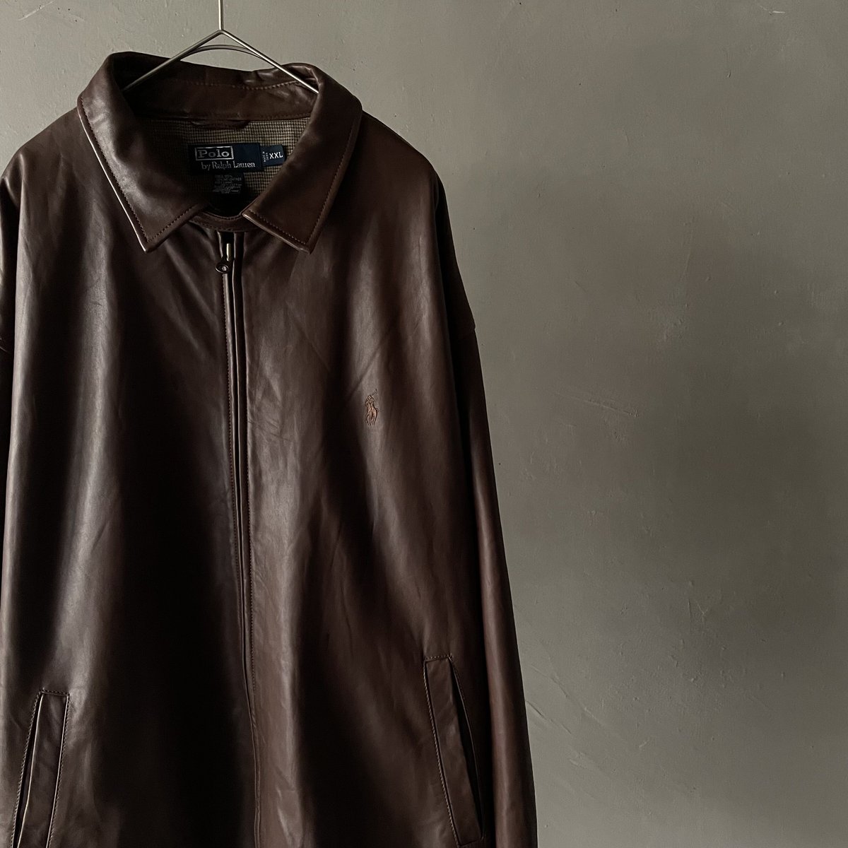 90s~ Ralph Lauren leather swing top | sui & shara