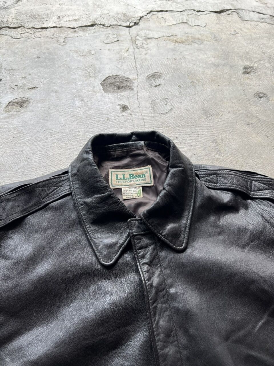 返品?交換対象商品】 Bean LL 80s ビンテージ A-2 レザージャケット 返品?交換対象商品】 Bean LL 80s ビンテージ A-2 レザージャケット