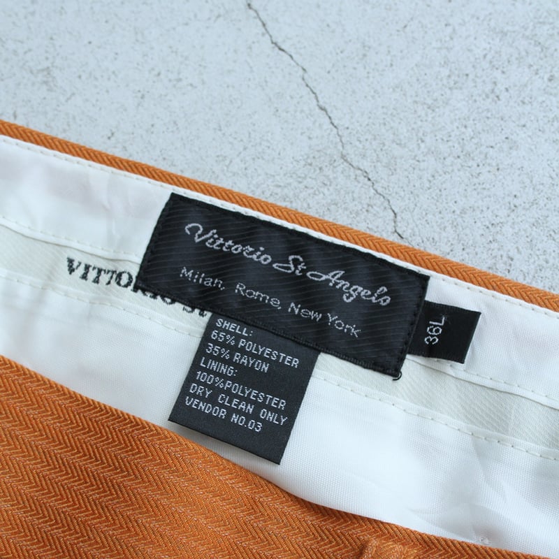 90s~ stripe pattern 2tuck slacks | sui & shara