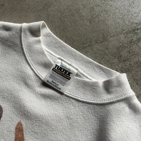 90s Cat print sweat  shirt