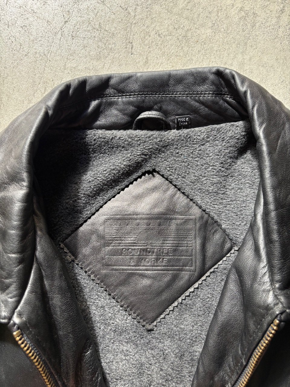 Roundtree&yorke lamb leather jacket | sui & shara