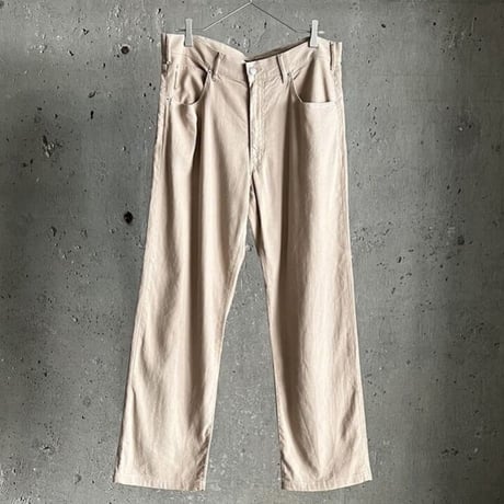90s “ARMANI JEANS” cotton linen slacks
