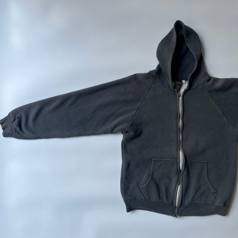 80s Bronzini double face zip up hoodie 