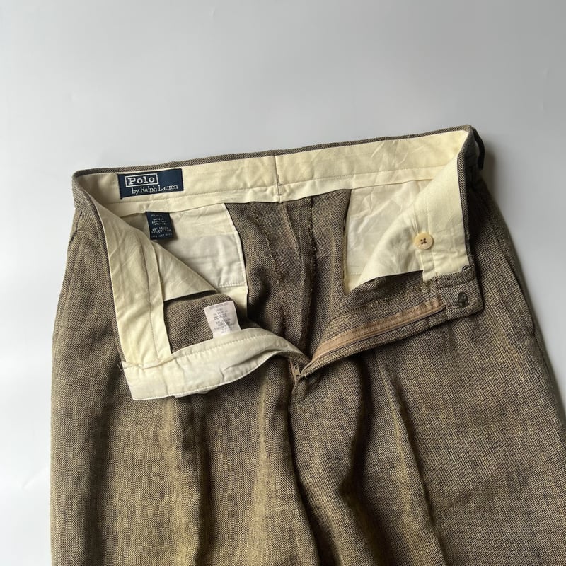 90s Ralph Lauren linen×cotton slacks | sui & shara