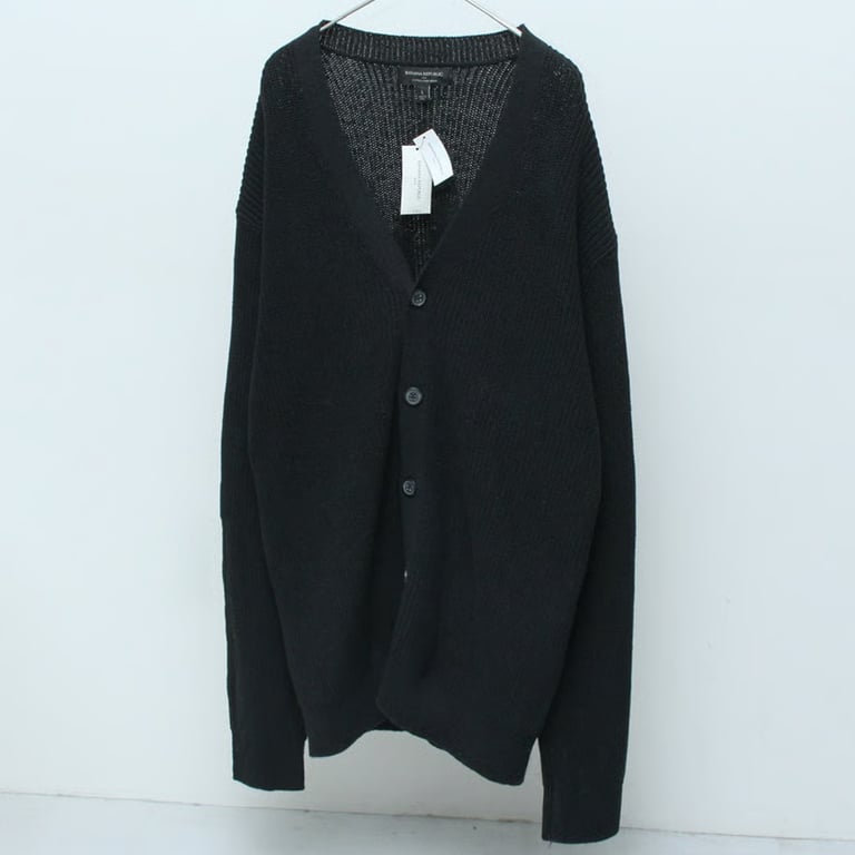 00s Banana republic cotton/linen knit cardigan｜バナナリパブリック