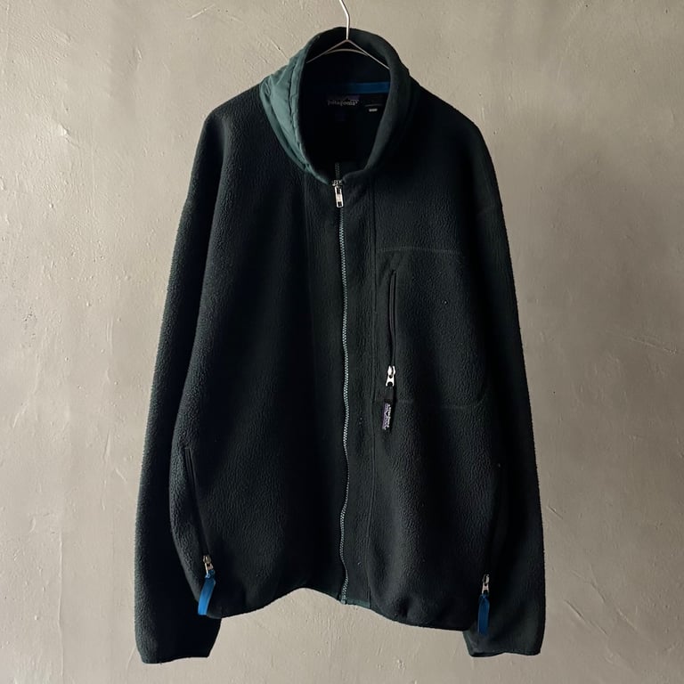 90s~ Patagonia synchilla jacket “Hunter green”｜パタゴニア