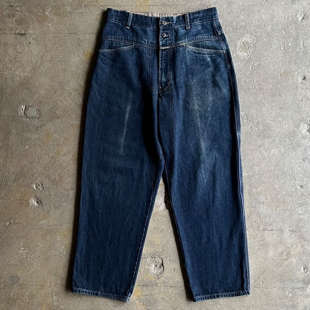 Marithe+Francois Girbaud 希少デザイン バギーデニム LE JEAN DE マリテフランソワジルボー デニム バギーデニム