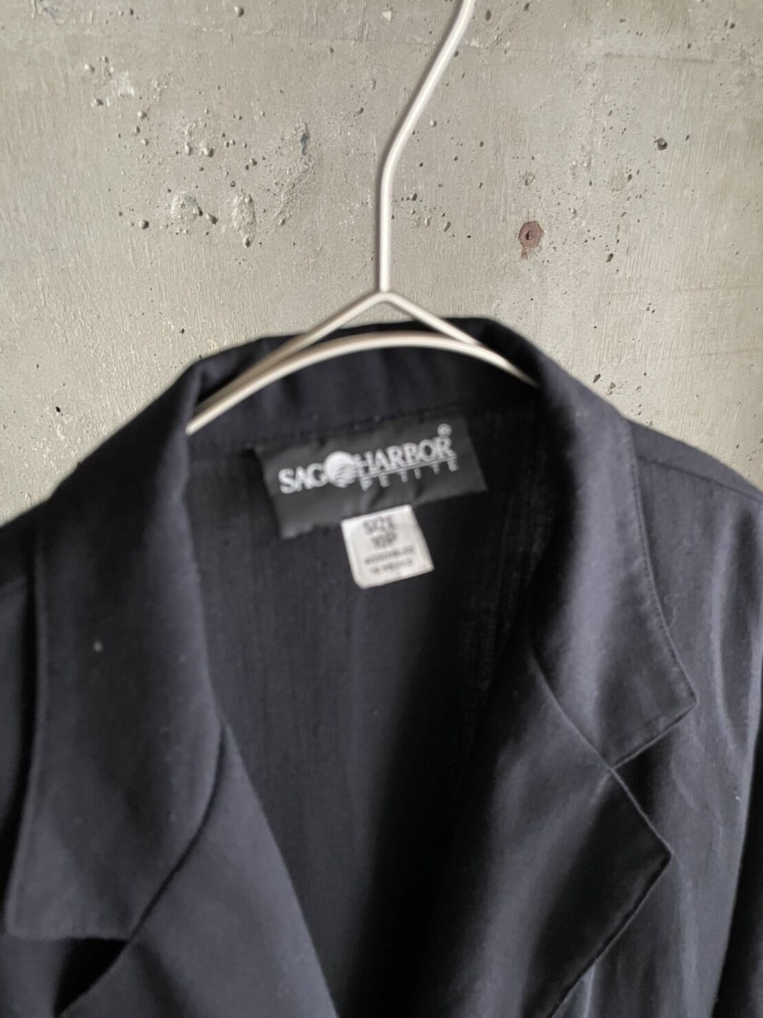 90s SAG HARBOR polyester×rayon tailored jacket