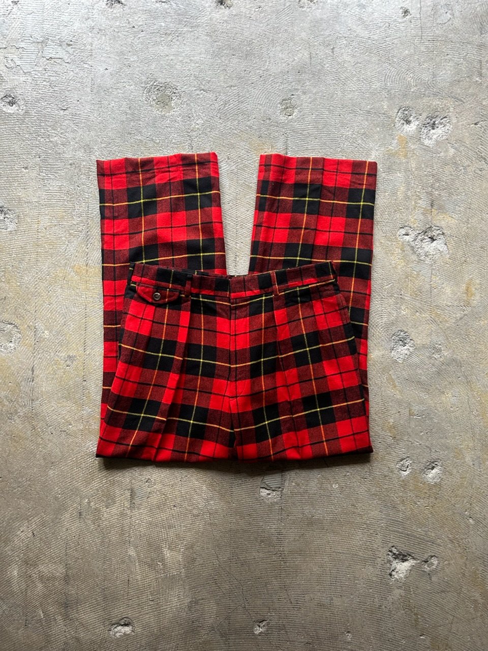 【美品】　ポロゴルフ　ラルフローレン　スラックス　W38 タータンチェック 90s Polo Ralph Lauren tartan check 2 tuck wool