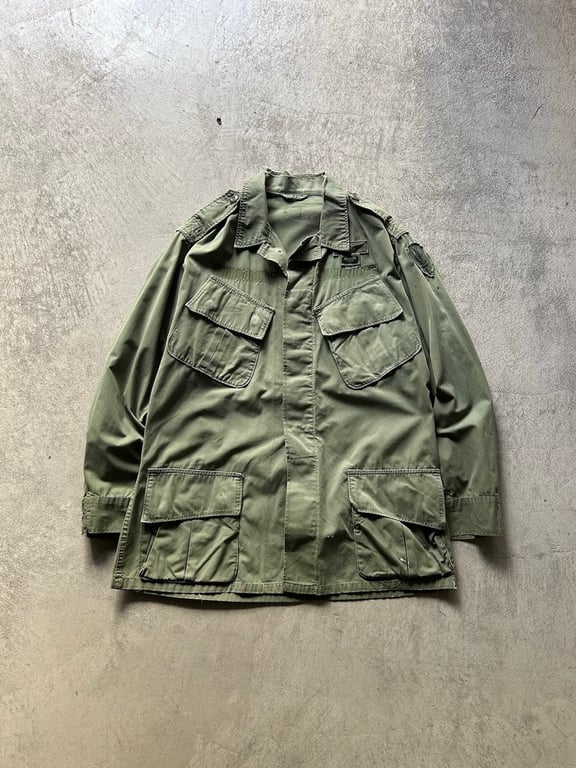 60s U.S.ARMY jungle fatigue jacket "2nd"