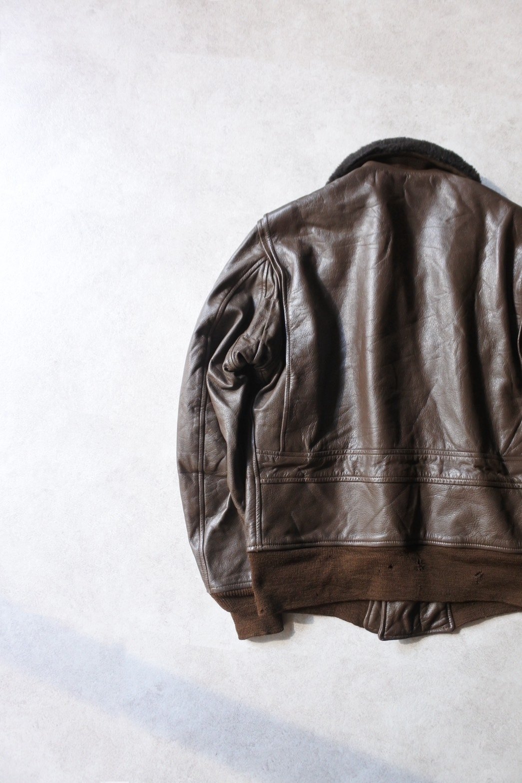 70s U.S.Navy G-1 leather flight jacket | sui &