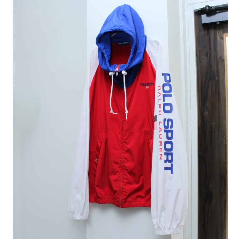 00s Polo sport multicolor full zip hoodie jacket