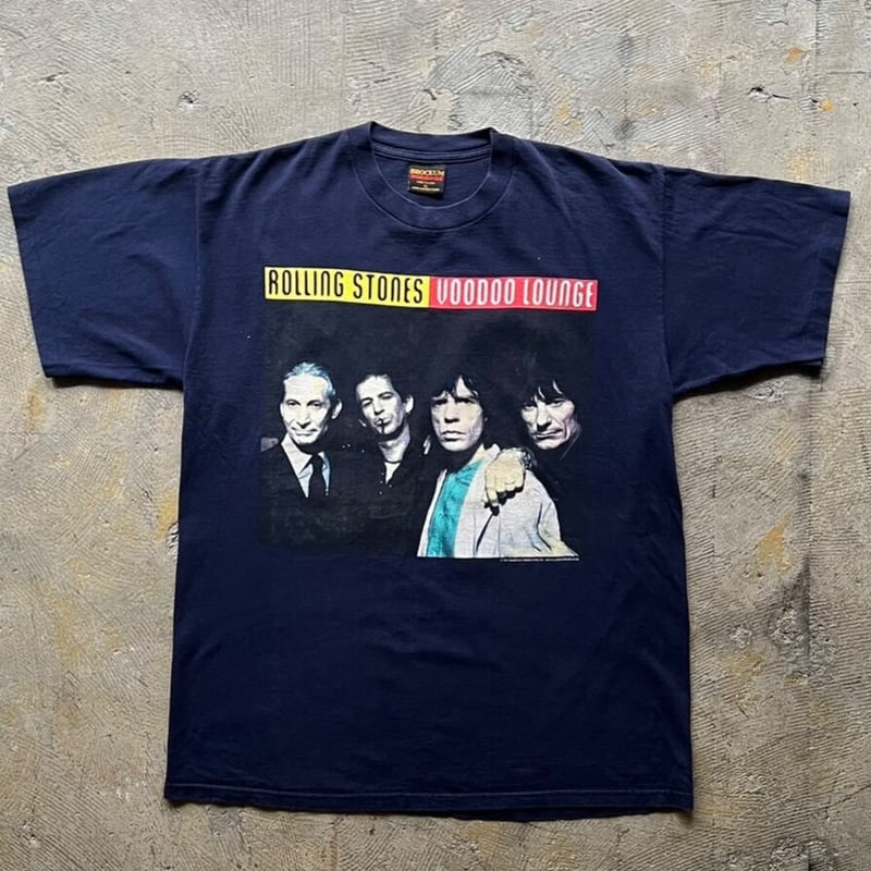90s Rolling Stones VOODOO LOUNGE tour print tee...