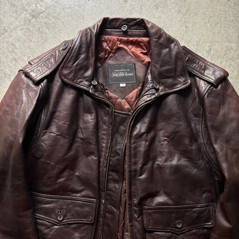 80s〜 Saks fifth avenue G-1 type leather jacket