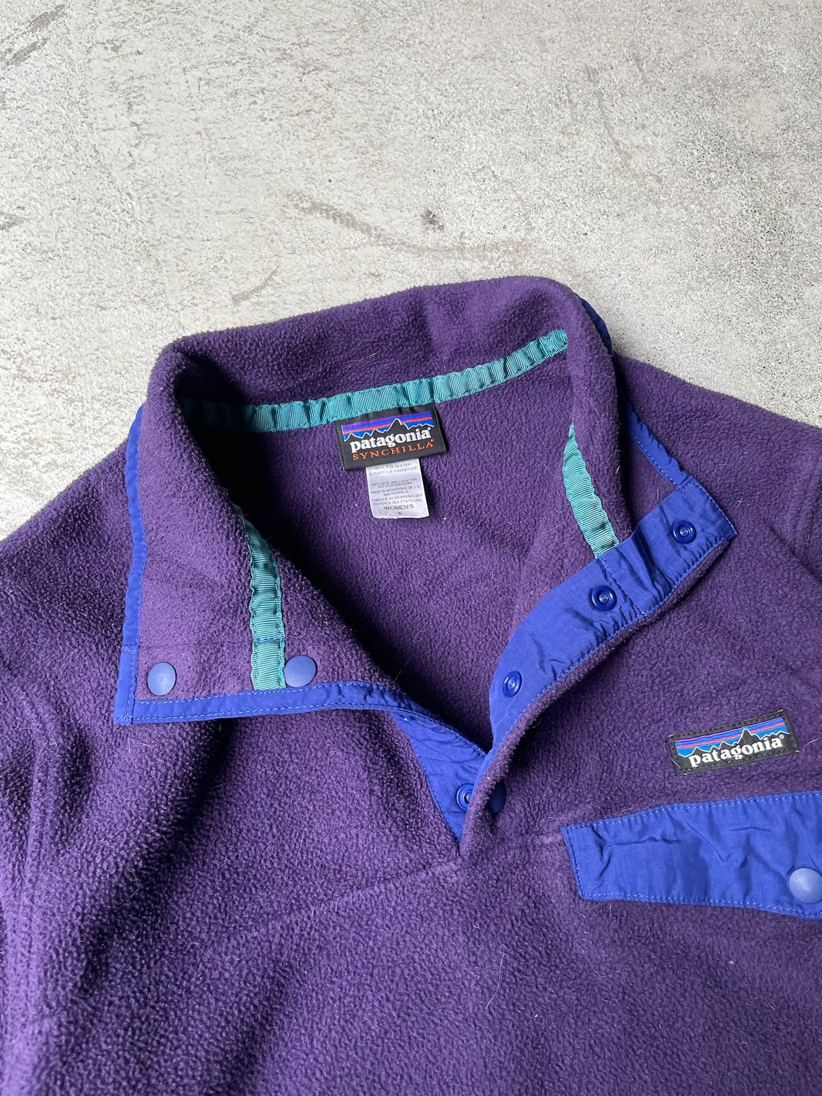 Patagonia synchilla snap-T “purple” | sui & shara