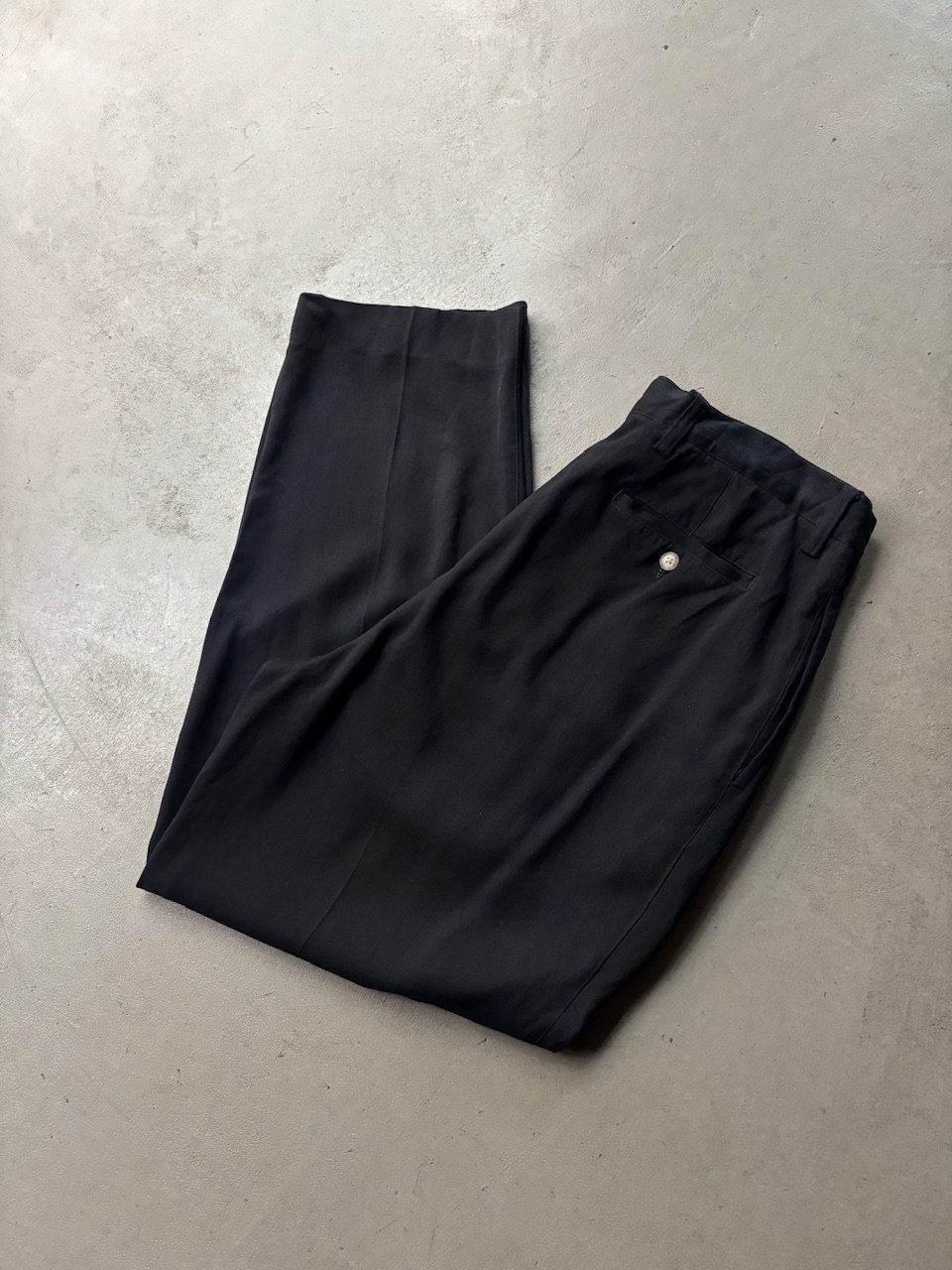 90s~ Tommy bahama silk slacks “Black” | sui & s