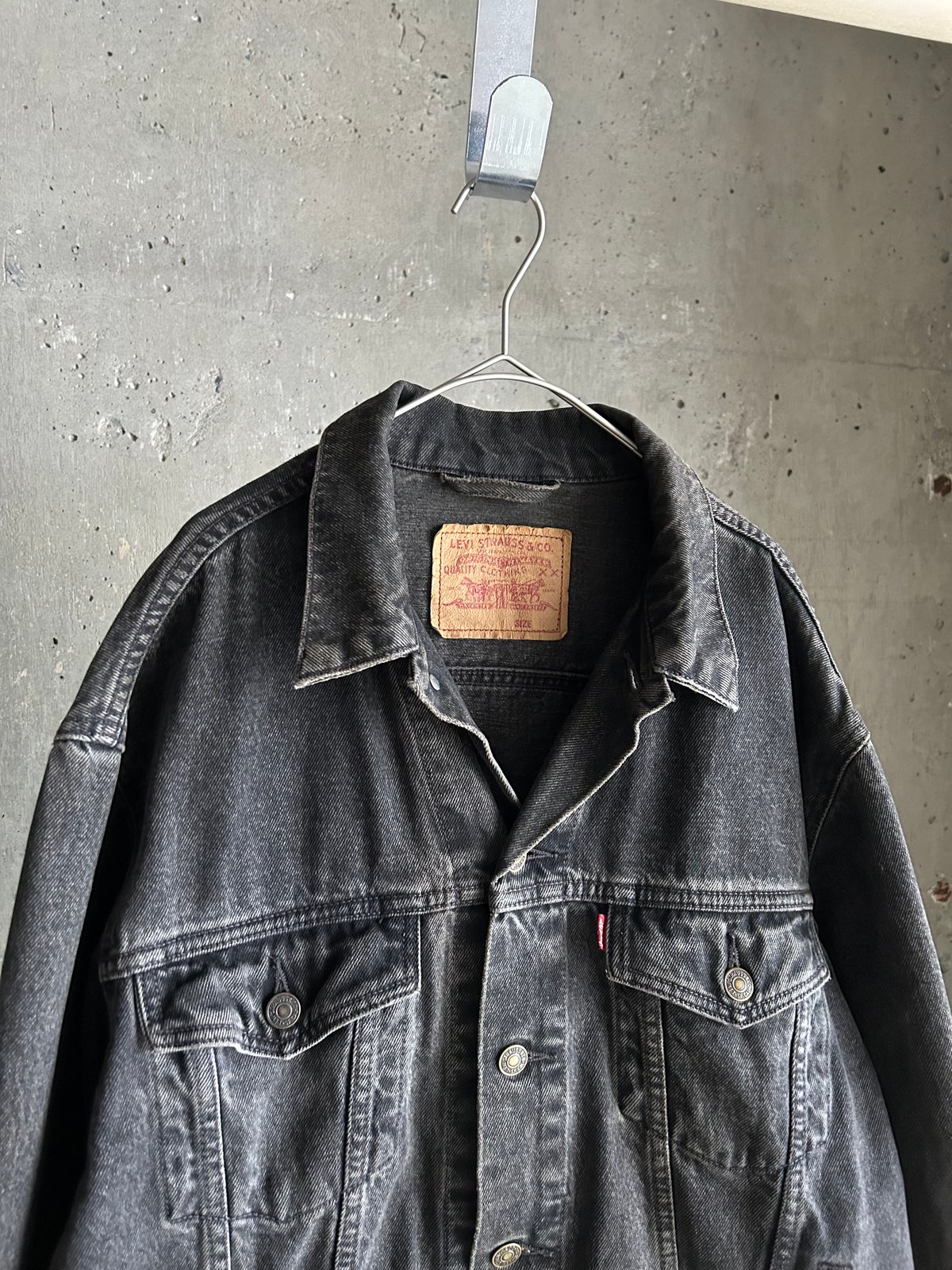 90's Levi's 70503 BlackDenimJacket イタリア製 90s Levi's 70503
