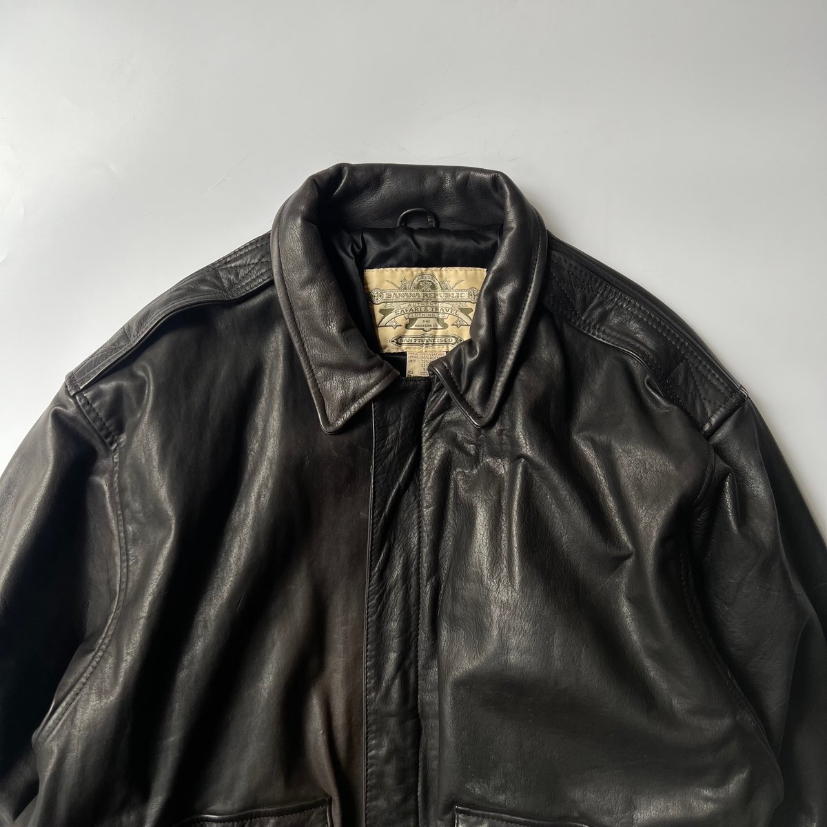 80s Banana Republic A-2ジャケット 80s Banana Republic 