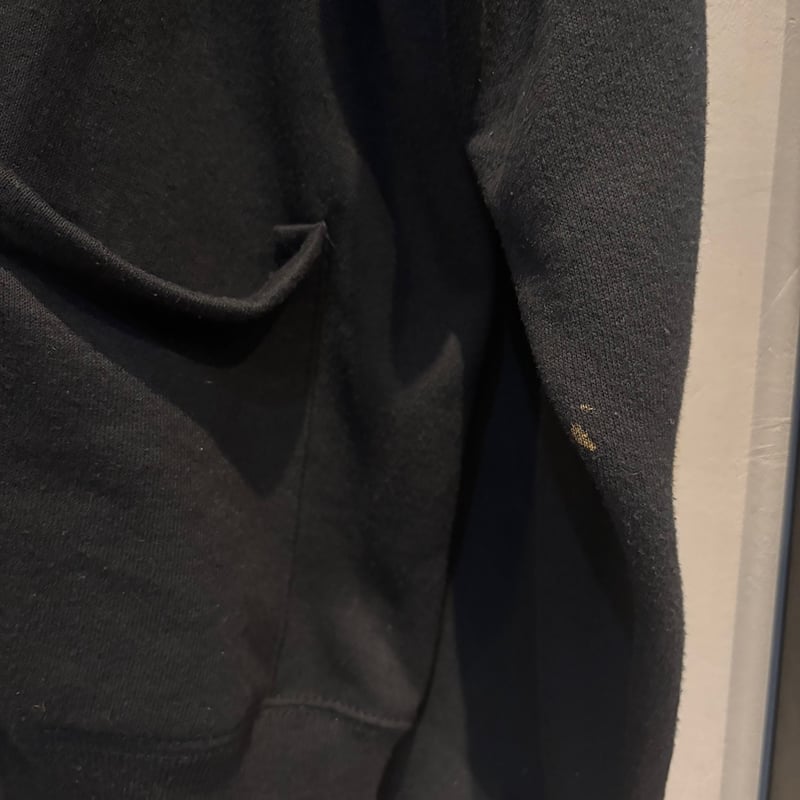 90s Jerzees sweat cardigan “Black” | sui & shara