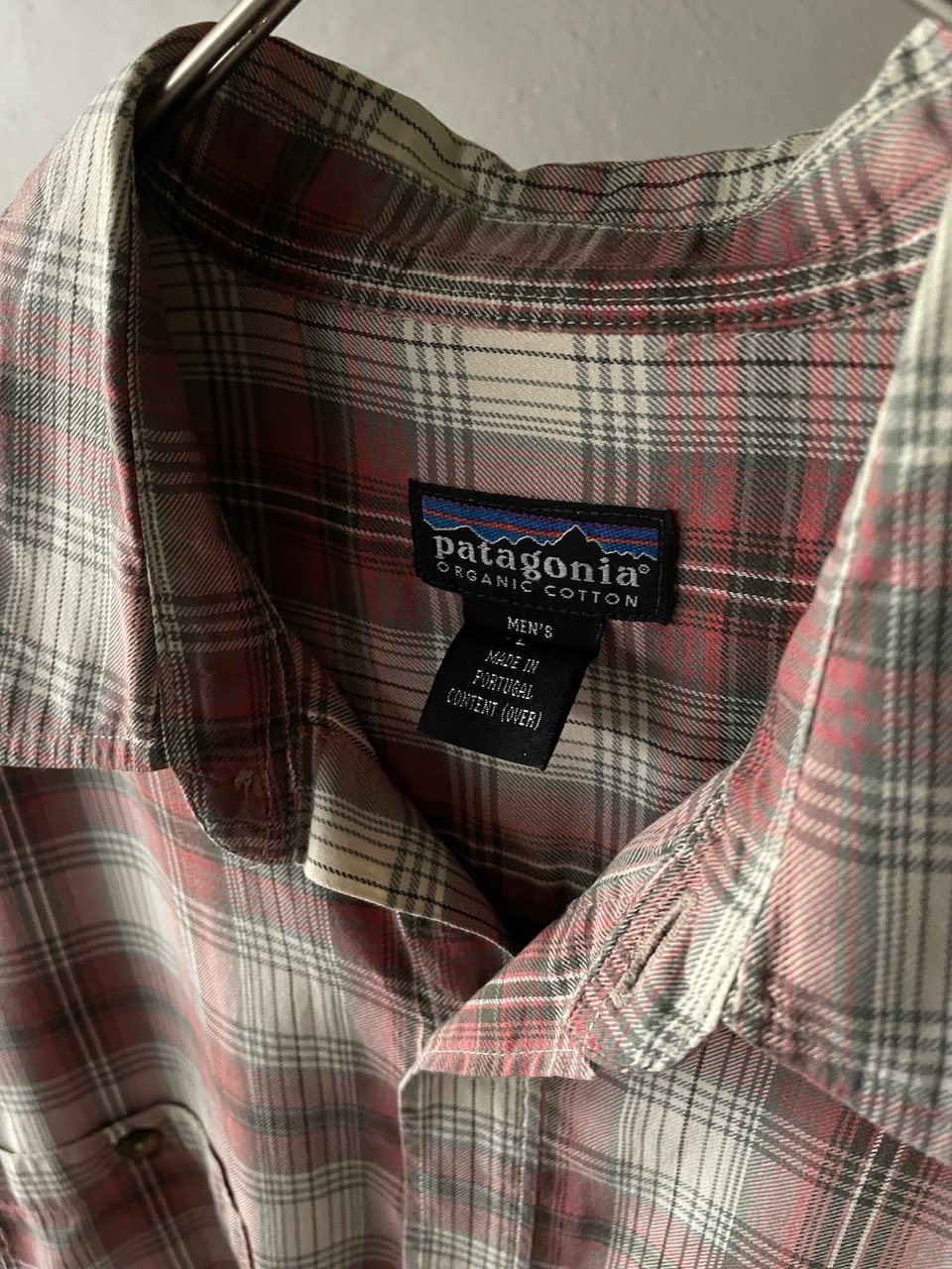 00s Patagonia パタゴニア ポルトガル製 オンブレシャツ Lサイズ 00s Patagonia plaid cotton shirt ″Made in PORTU